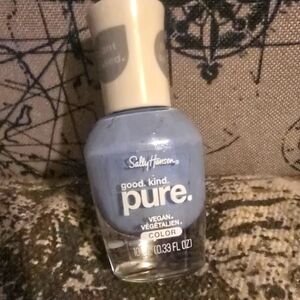 Sally Hanson Crystal Blue Nail Polish New